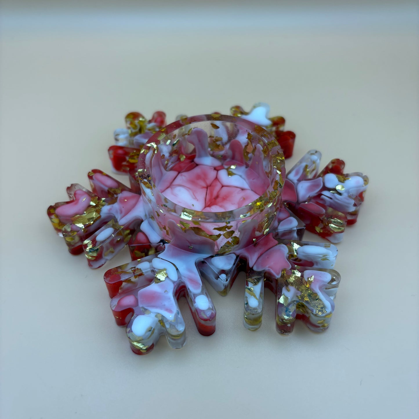 Teelichthalter "Schneeflocke"