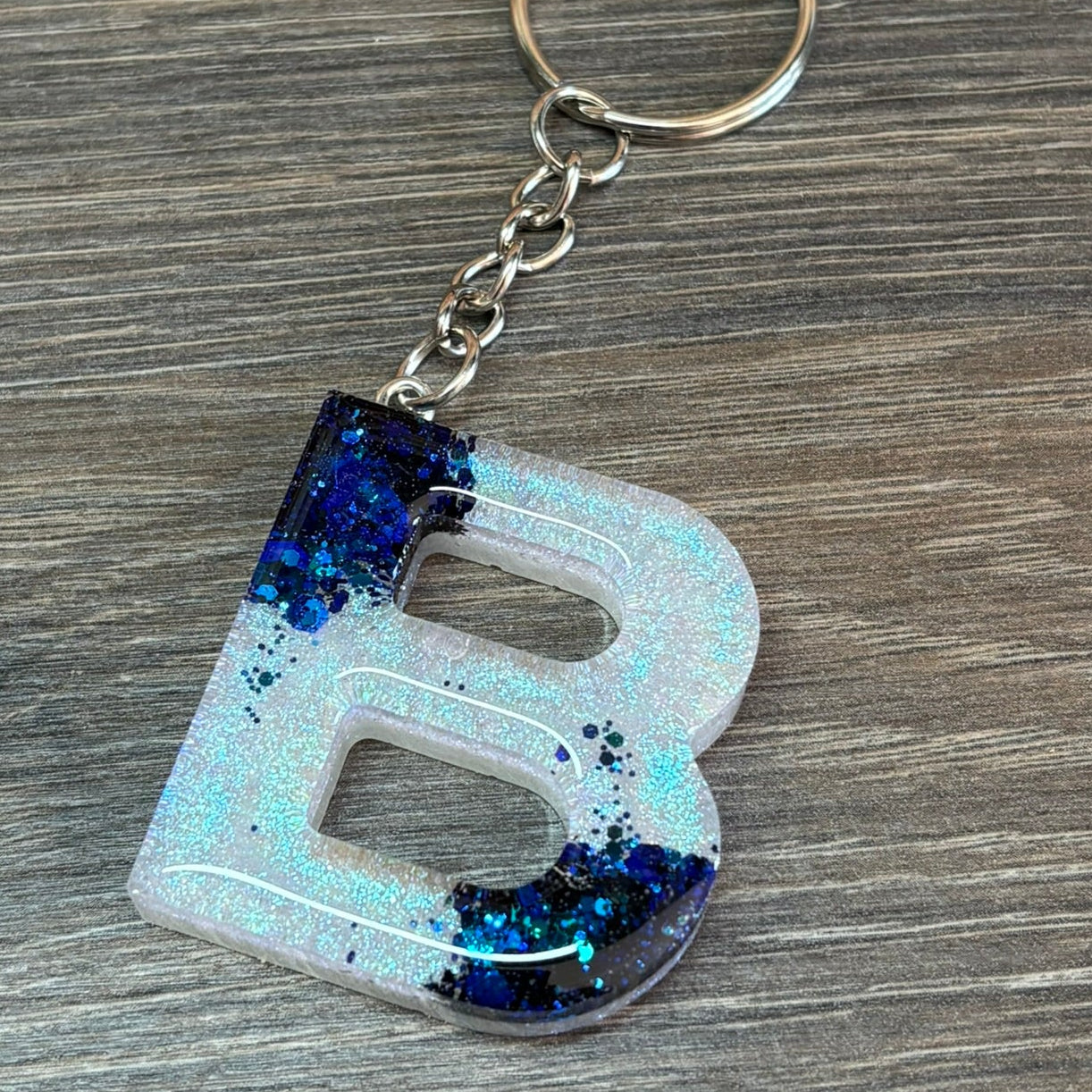 Buchstaben Schlüsselanhänger B handgemacht