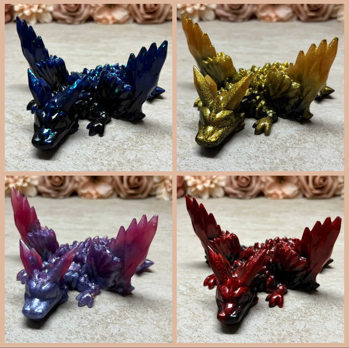 Figur "Drache liegend"