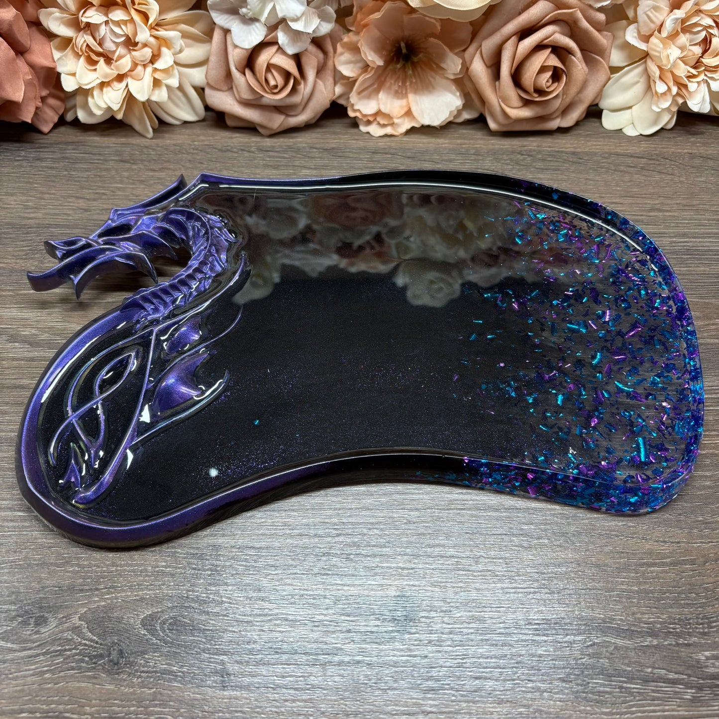 Deko-Tablett "Drachenkopf"