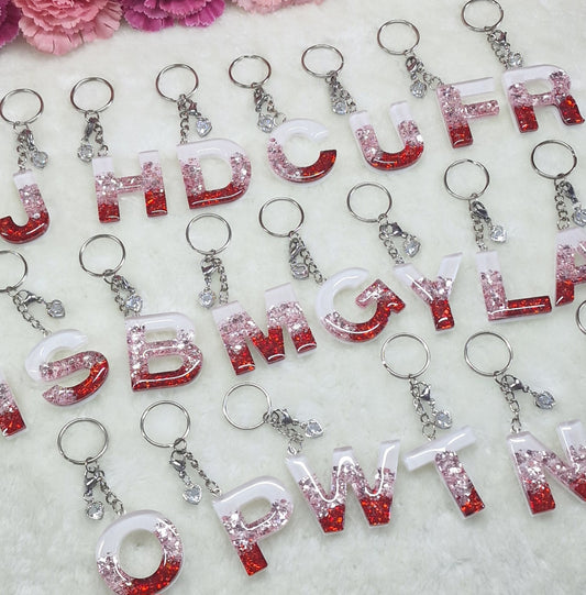 Schlüsselanhänger "Lovely Letters - Glitzer Edition"