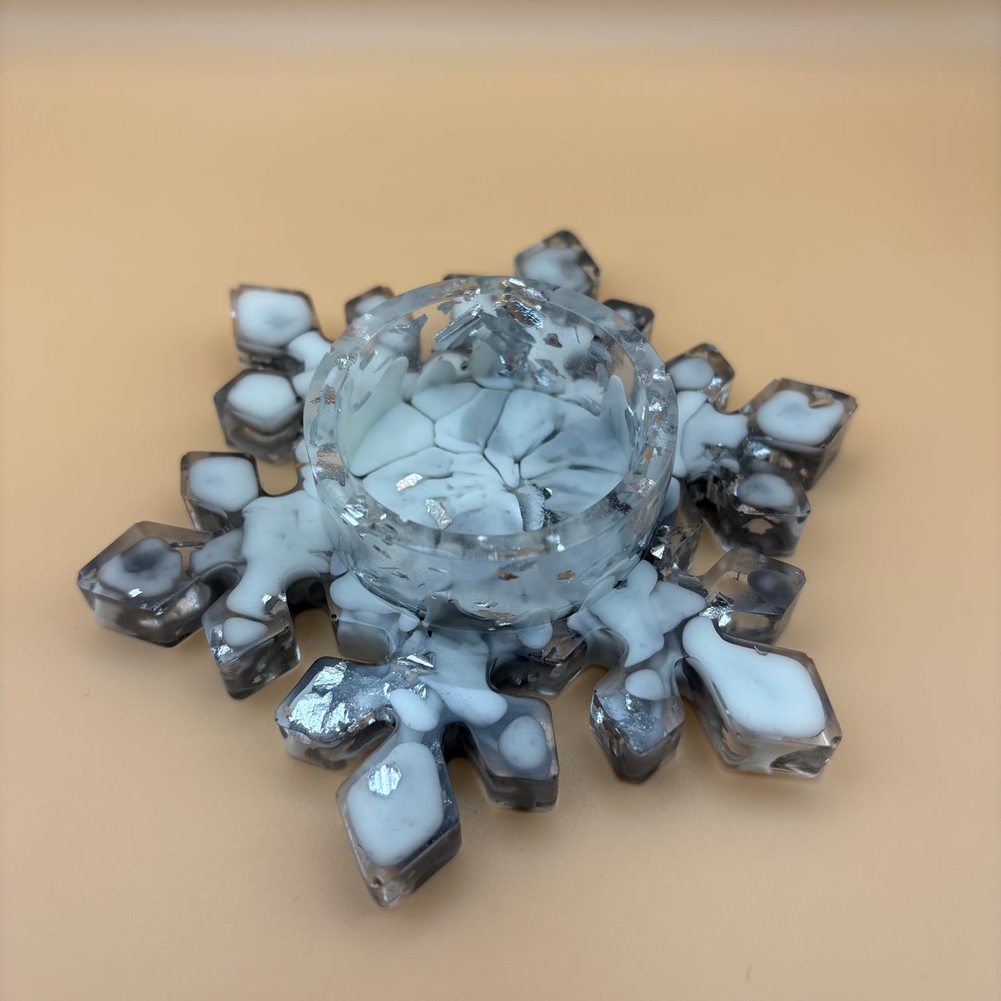 Teelichthalter "Schneeflocke"