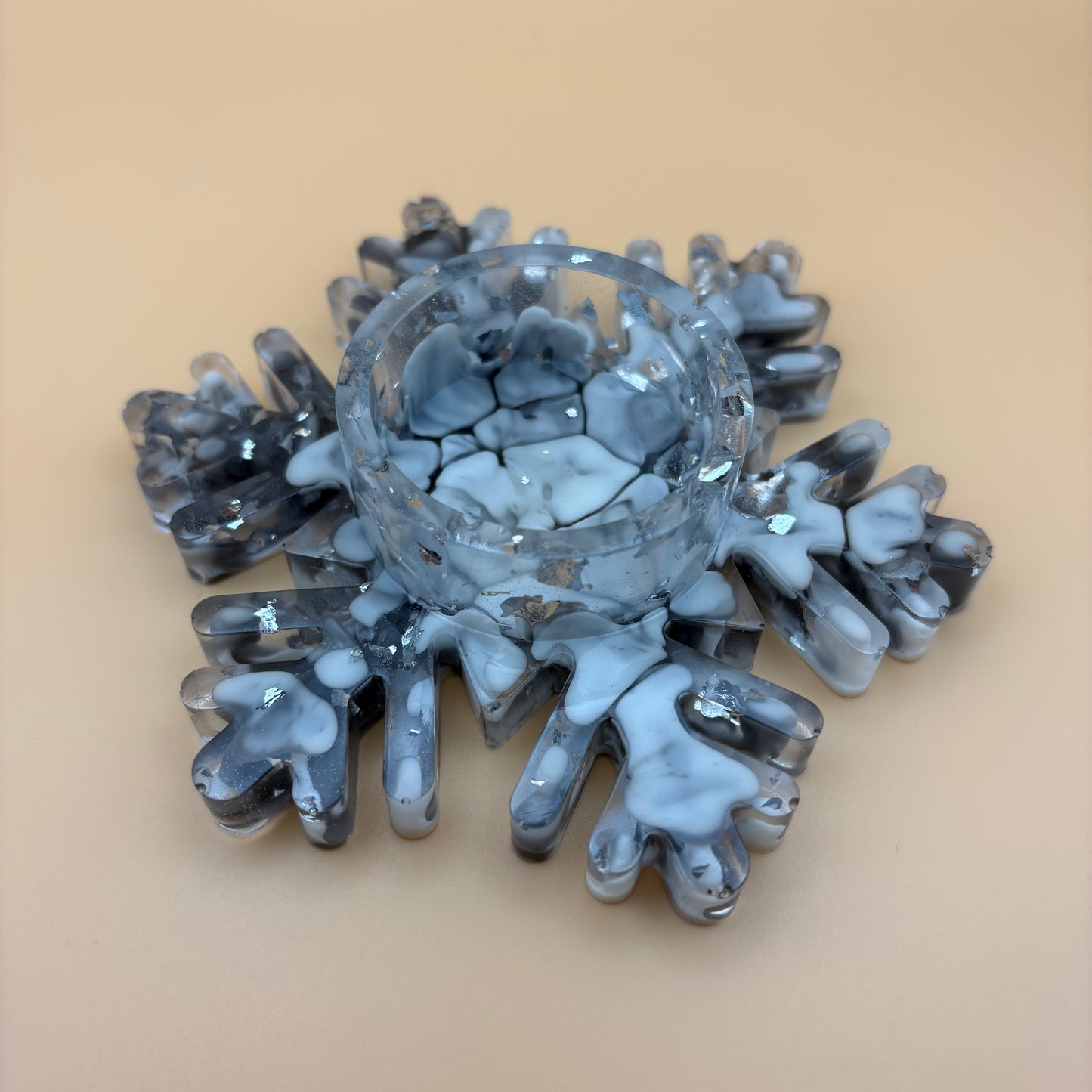 Teelichthalter "Schneeflocke"