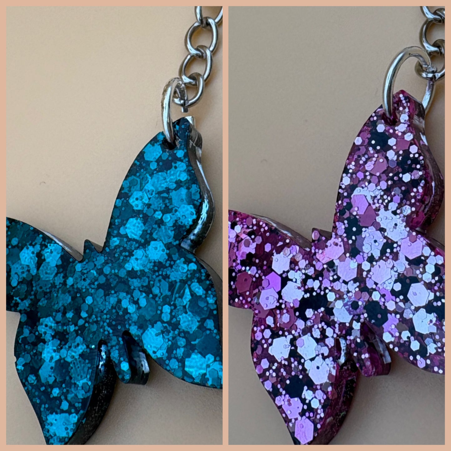 Schlüsselanhänger "Schmetterling" versch. Designs