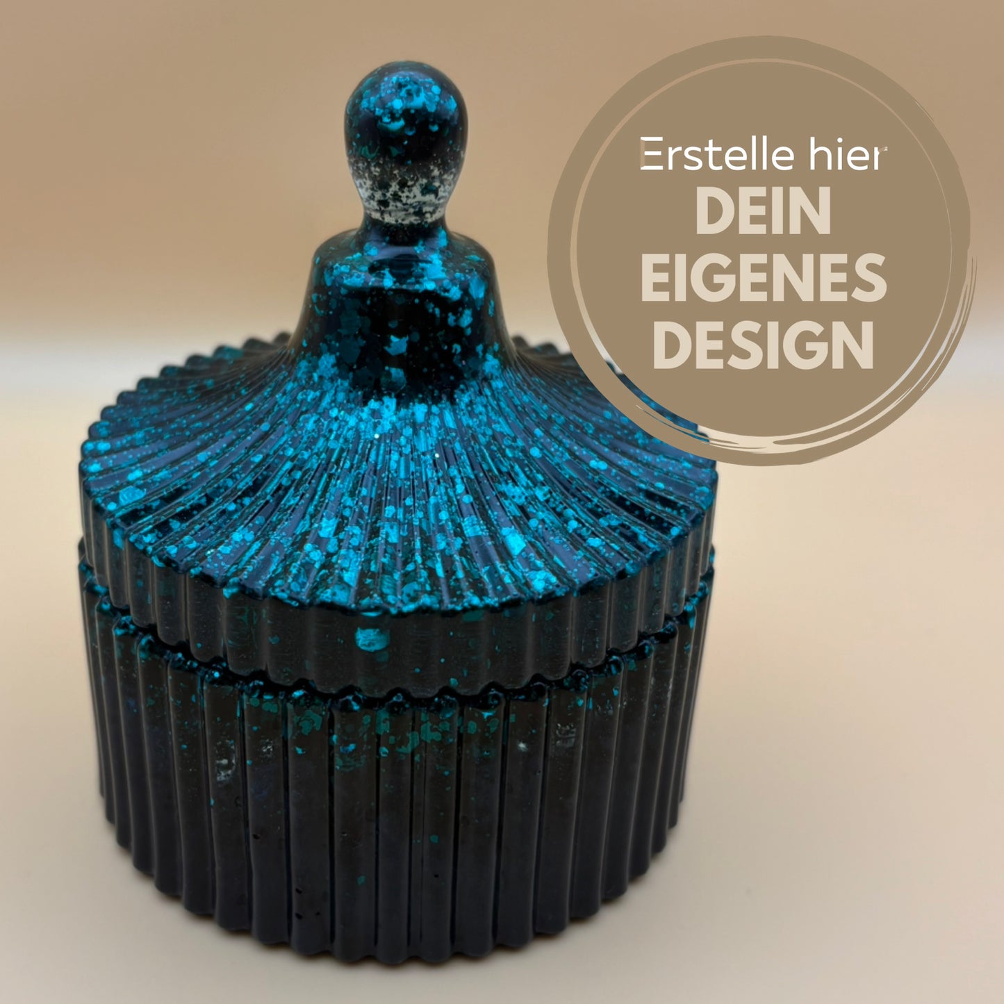 Dose "Diamant" klein in deinem Wunschdesign