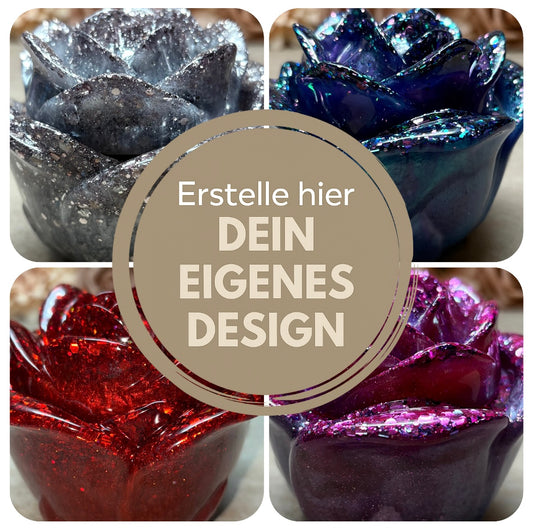 Dose "Rose" in deinem Wunschdesign