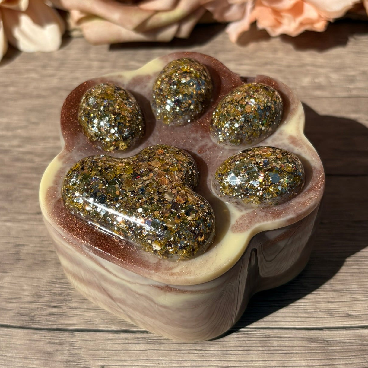 Pfotendose mit Deckel – handgefertigte Tierliebhaber Dose in verschiedenen Designs