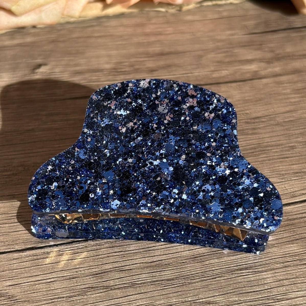 Haarspangen in verschiedenen Glitzer Designs – handgefertigter Haarschmuck