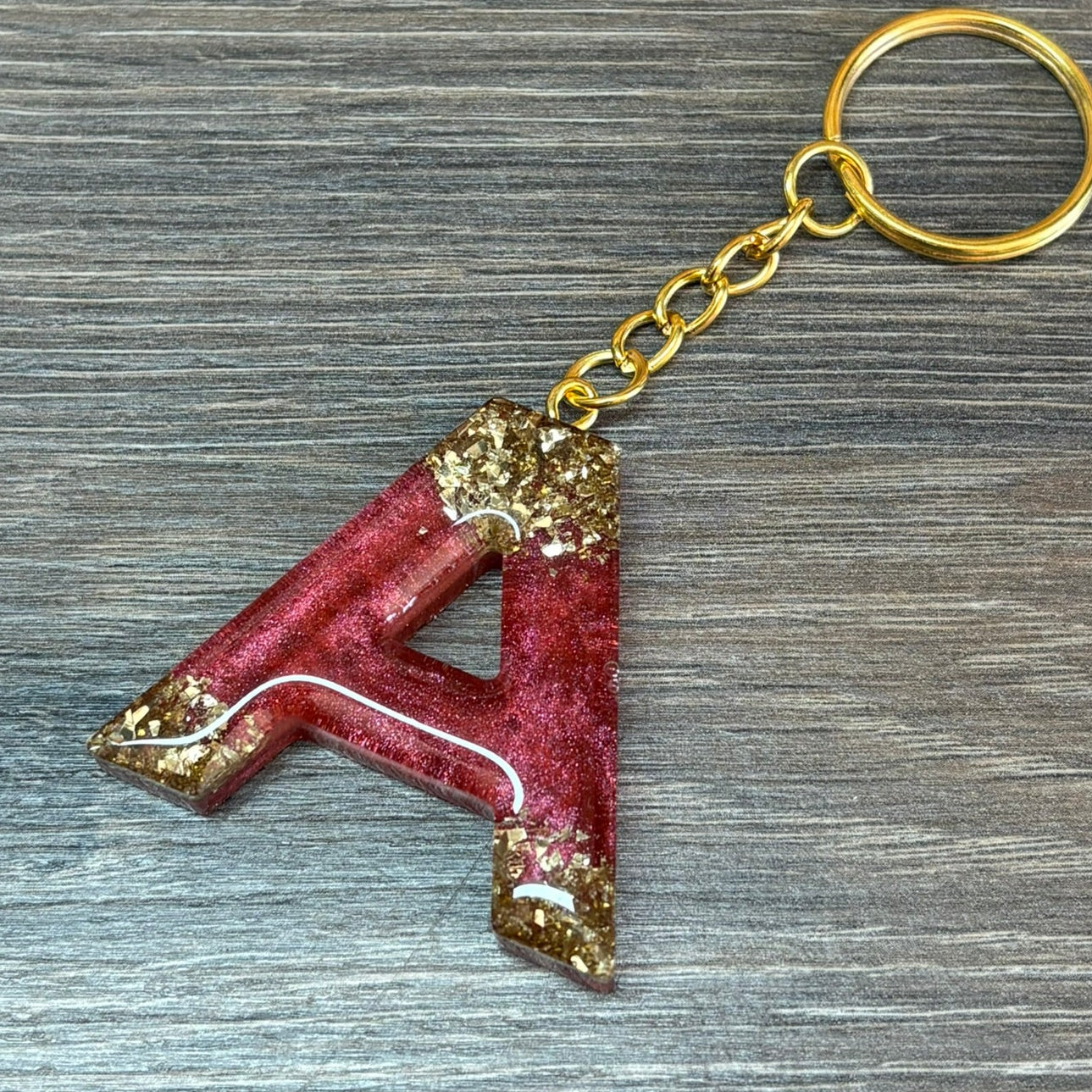 Buchstaben Schlüsselanhänger A handgemacht