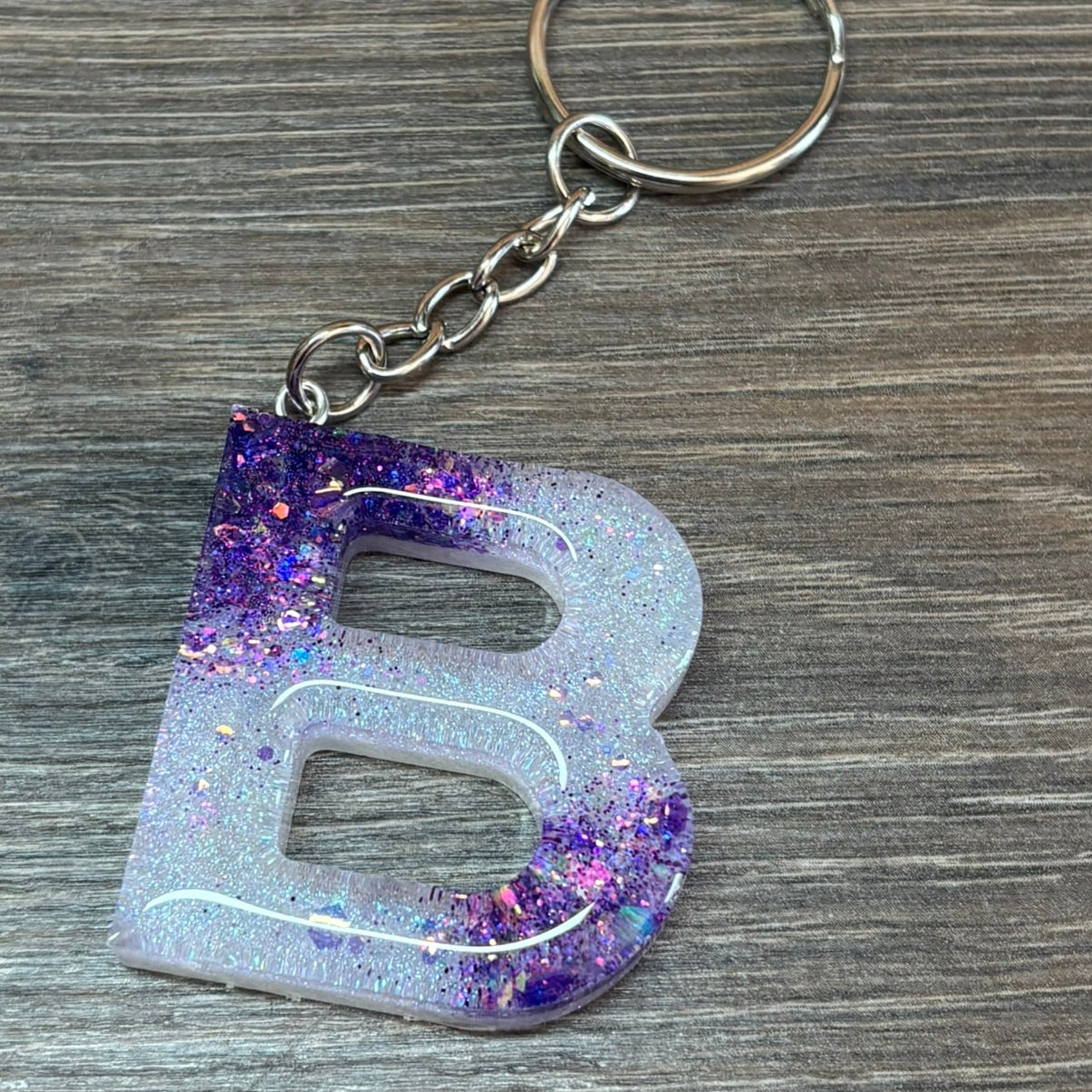 Buchstaben Schlüsselanhänger B handgemacht