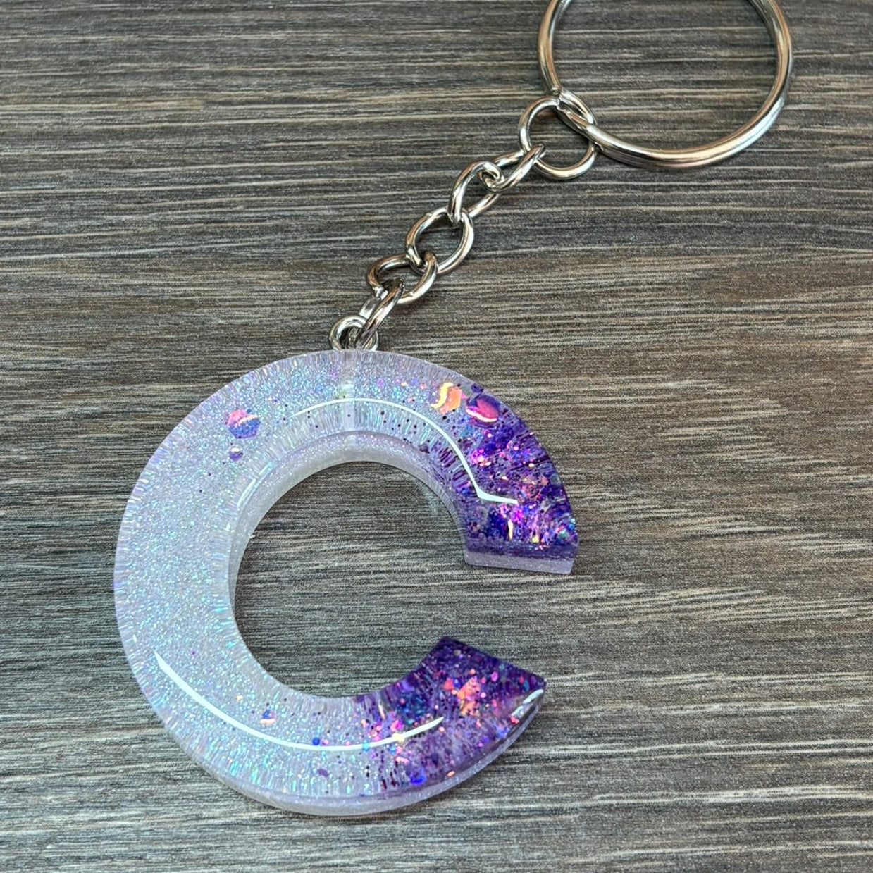 Buchstaben Schlüsselanhänger C handgemacht