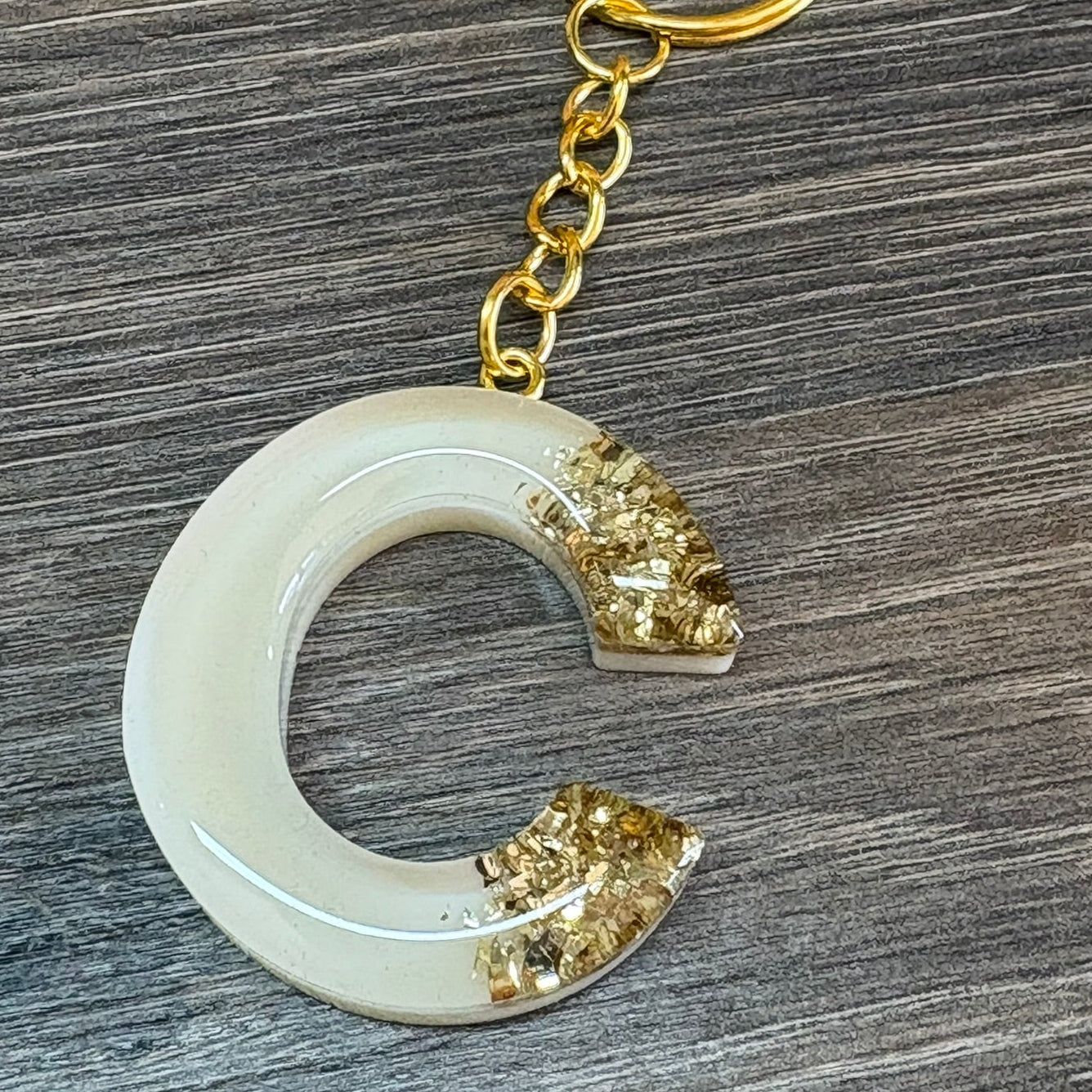 Buchstaben Schlüsselanhänger C handgemacht