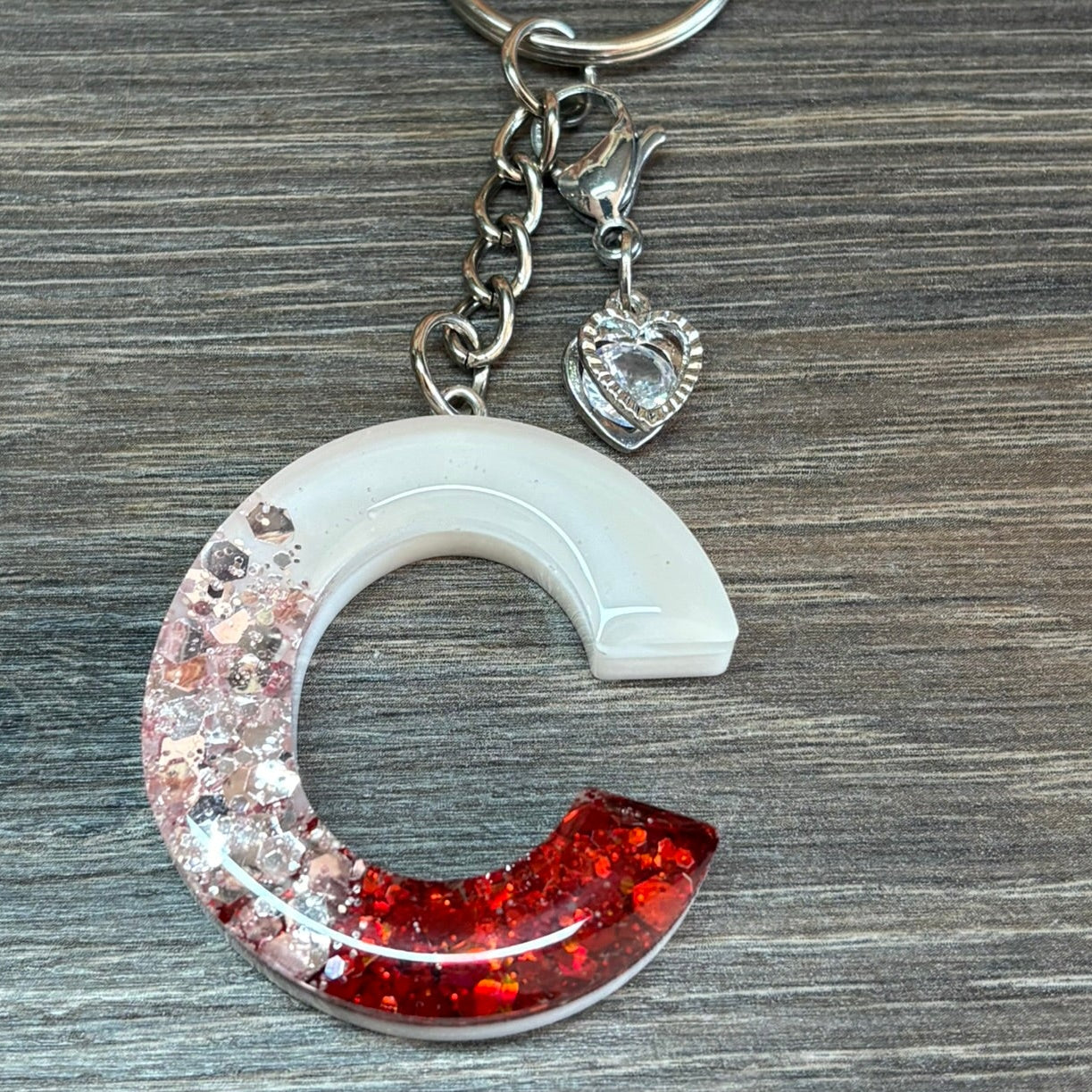 Buchstaben Schlüsselanhänger C handgemacht