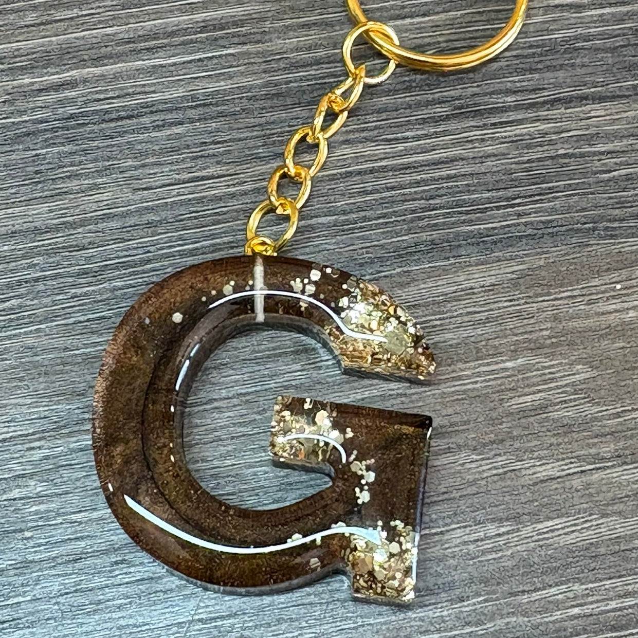 Buchstaben Schlüsselanhänger G handgemacht