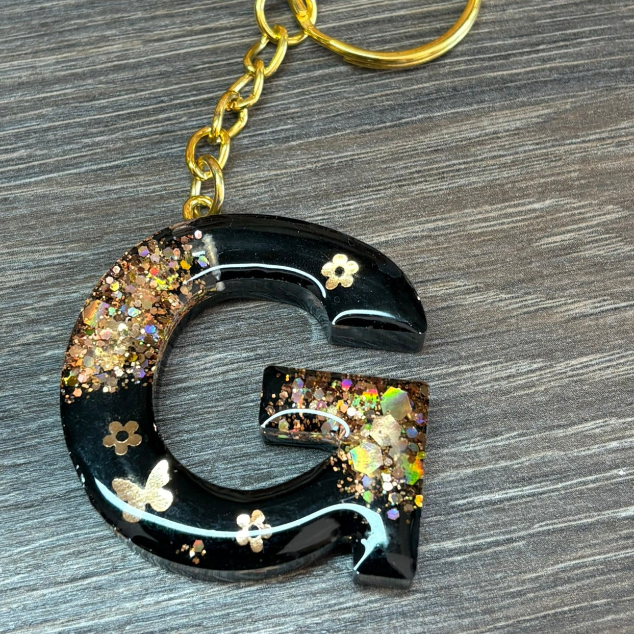 Buchstaben Schlüsselanhänger G handgemacht