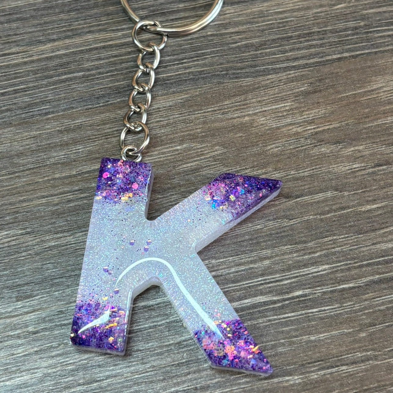 Buchstaben Schlüsselanhänger K handgemacht