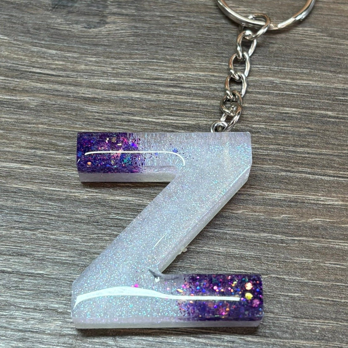 Buchstaben Schlüsselanhänger Z handgemacht