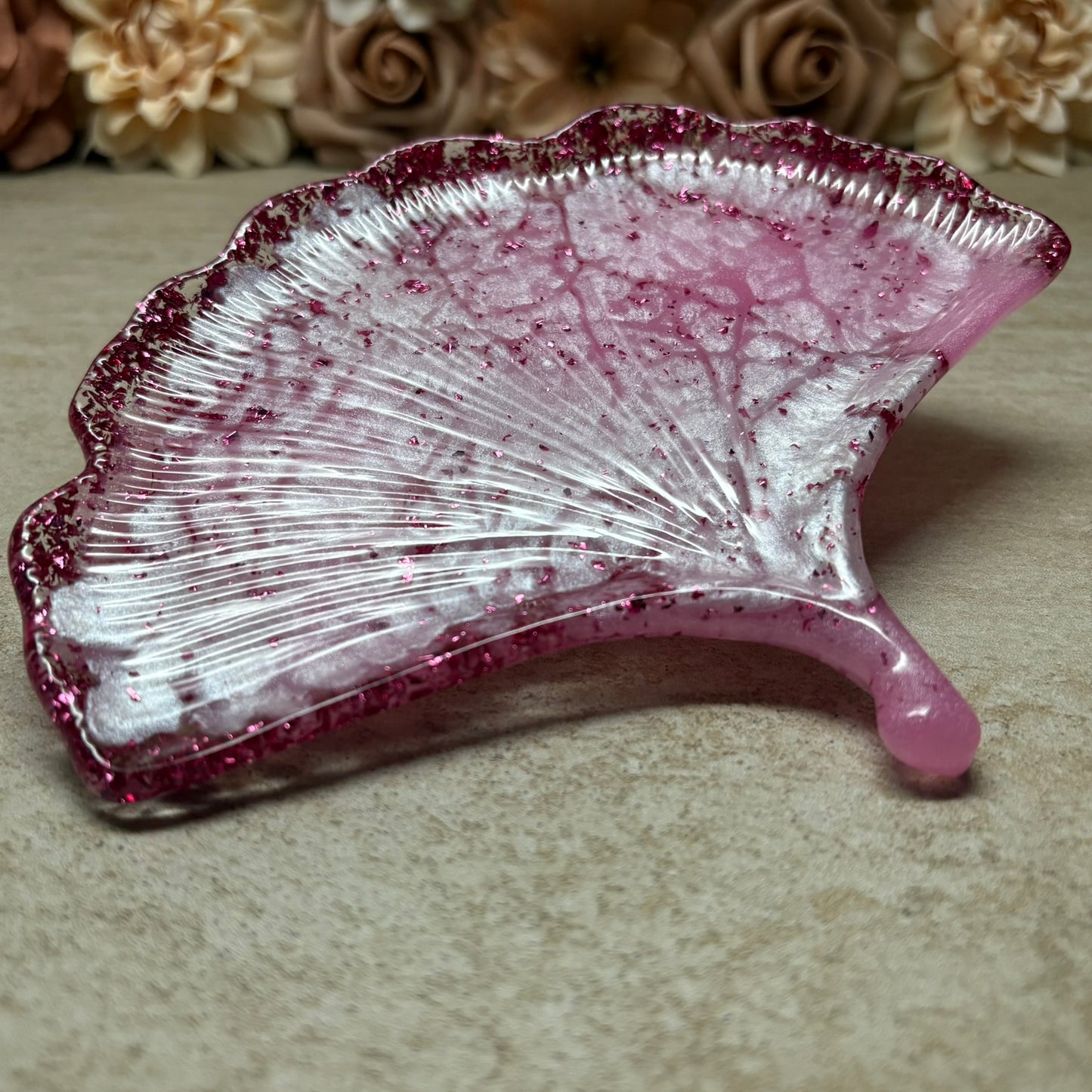 Dekotablett "Ginko-Blatt"