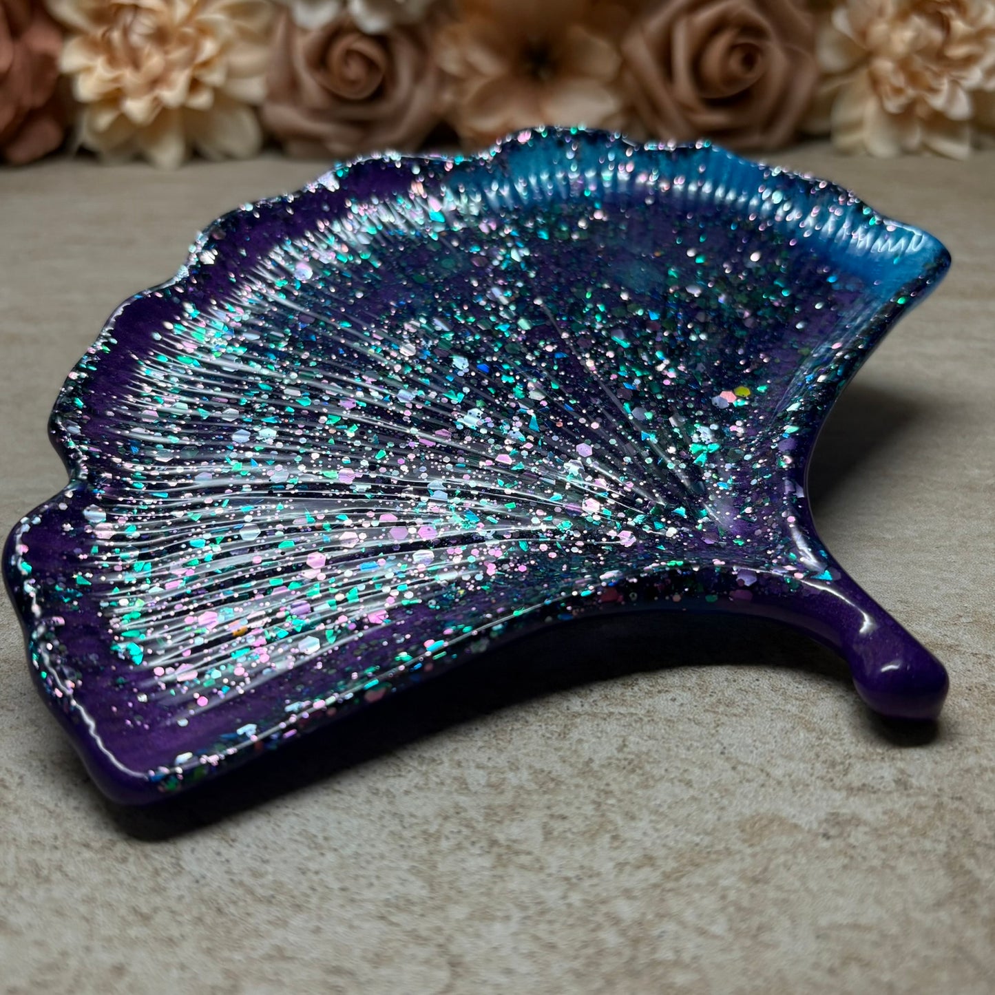 Dekotablett "Ginko-Blatt"