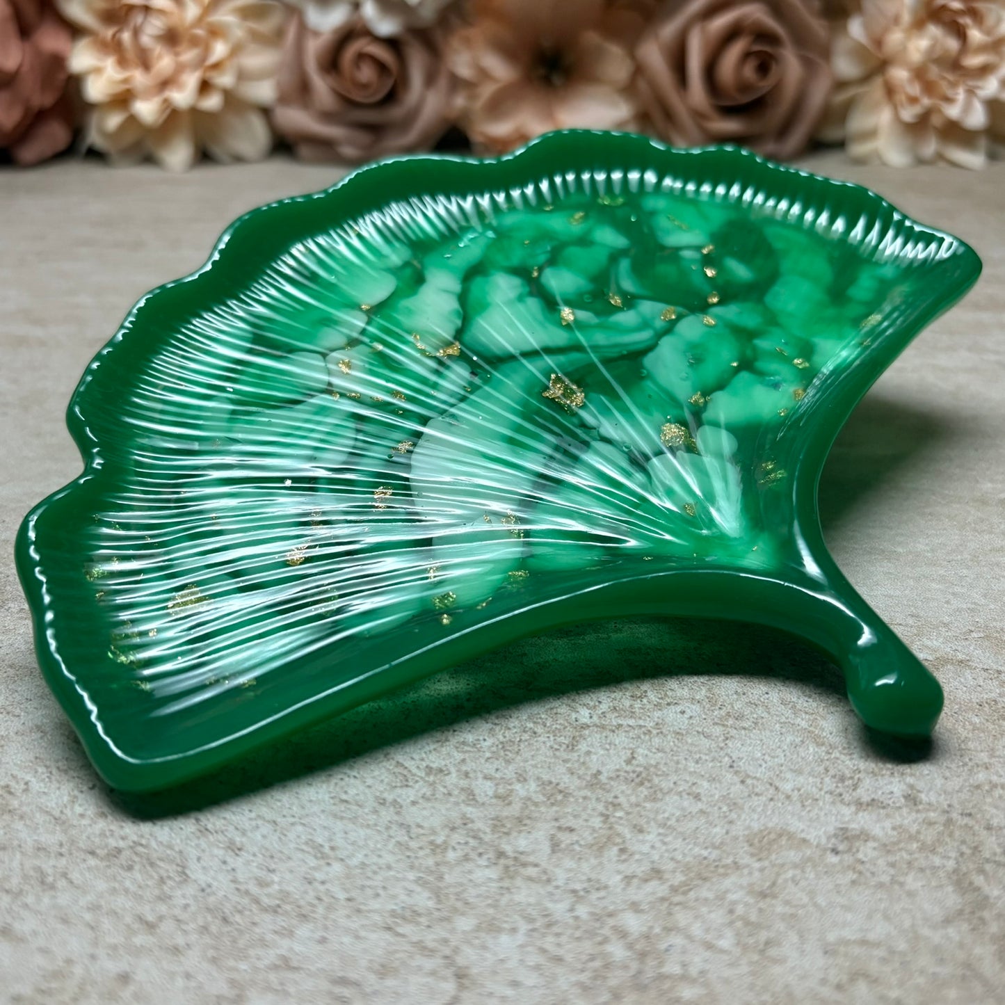 Dekotablett "Ginko-Blatt"