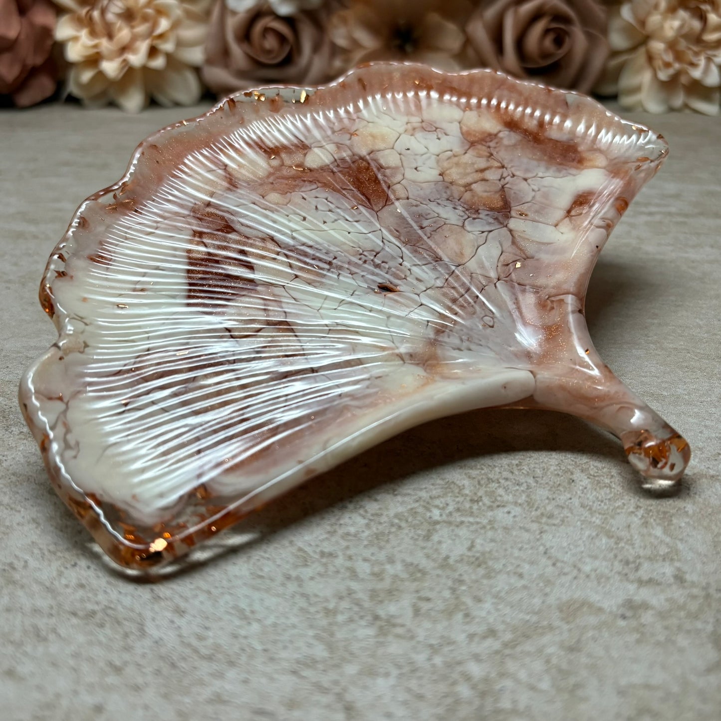 Dekotablett "Ginko-Blatt"