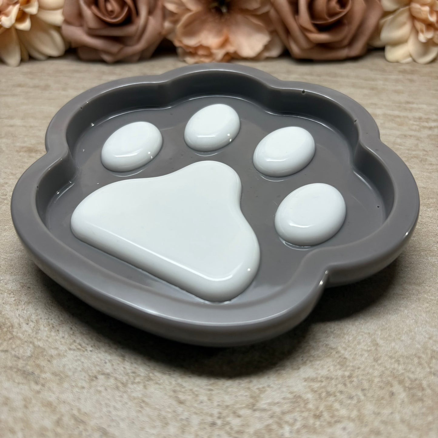 Schmuck-Tablett (-Schale)  "Pfote" versch. Designs