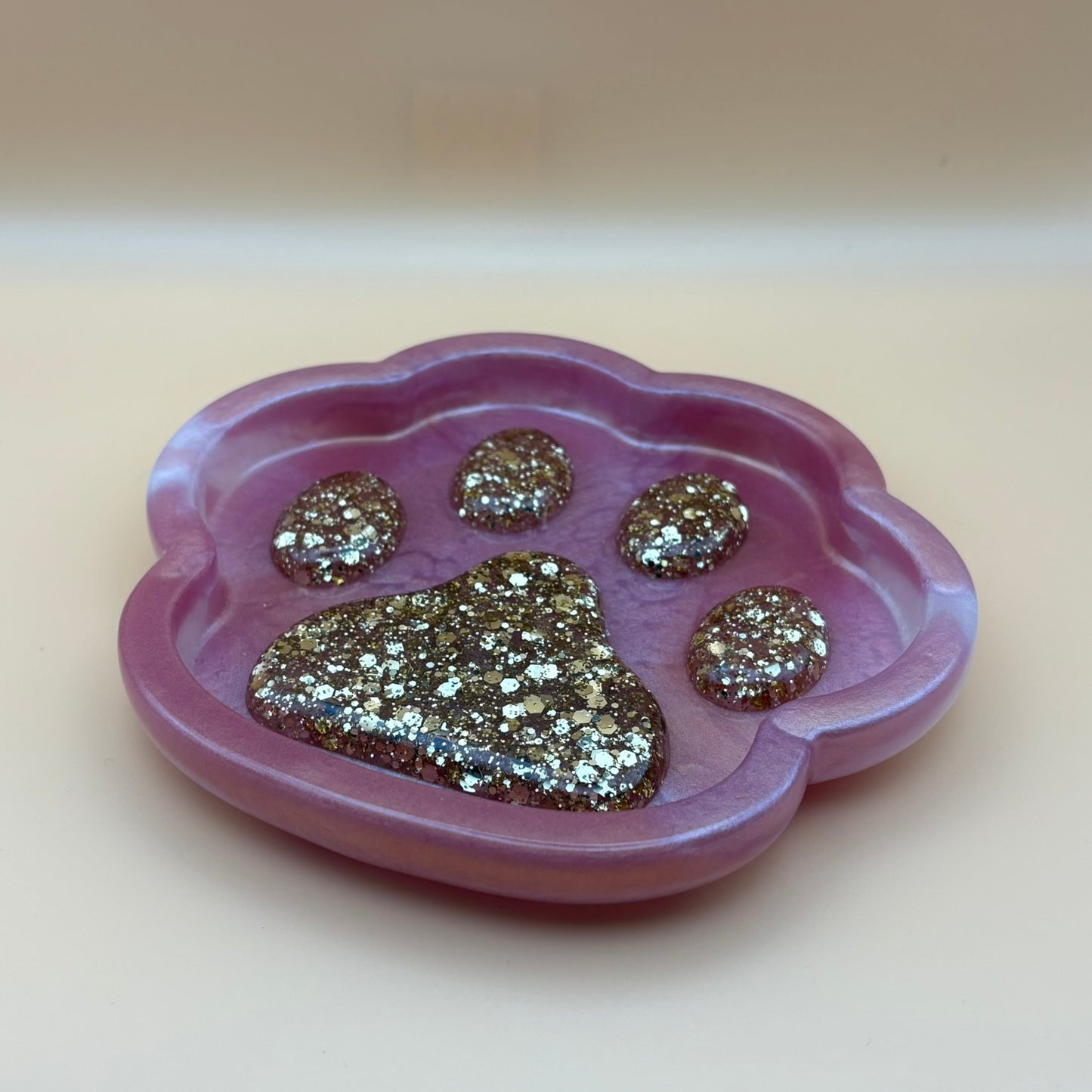 Schmuck-Tablett (-Schale)  "Pfote" versch. Designs