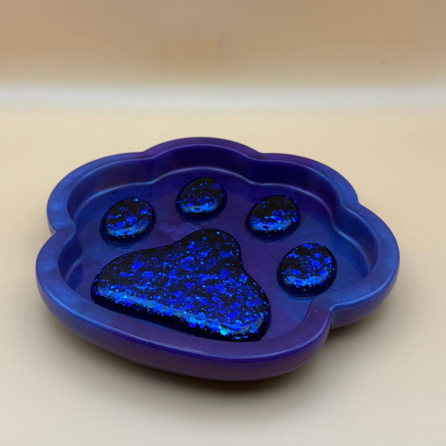 Schmuck-Tablett (-Schale)  "Pfote" versch. Designs