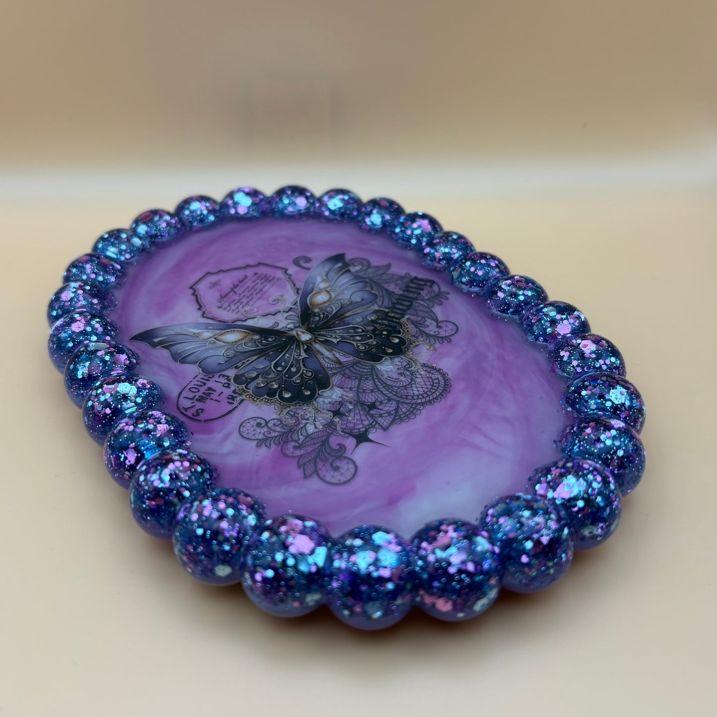 Tablett "Bubble" Rund + Oval