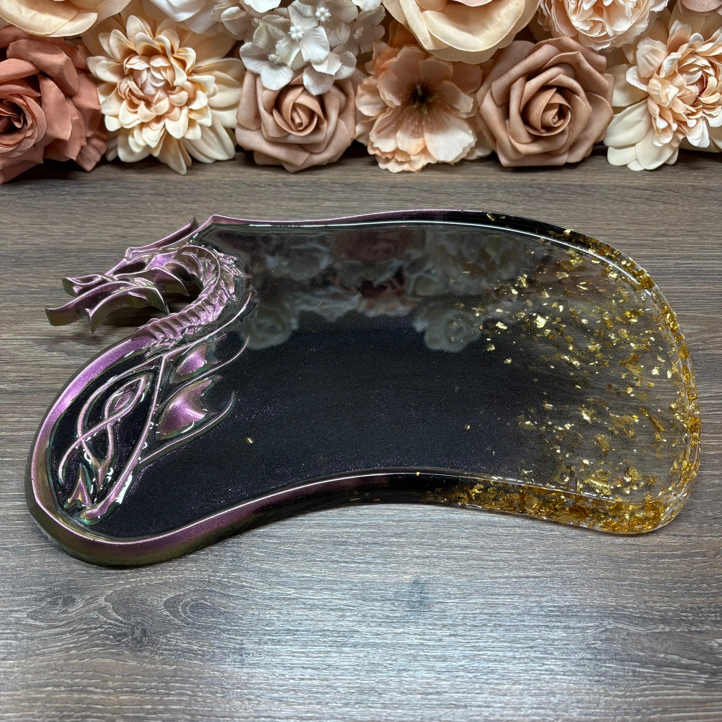 Deko-Tablett "Drachenkopf"