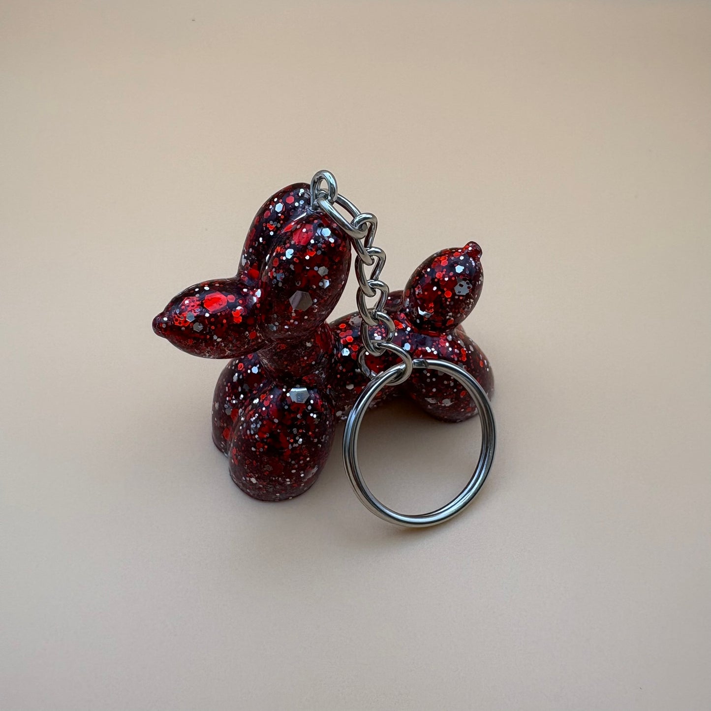 Schlüsselanhänger "Luftballon-Hund" versch. Designs