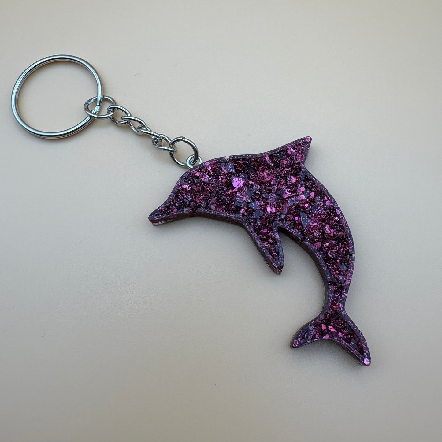 Schlüsselanhänger "Delfin Kristall" versch. Designs