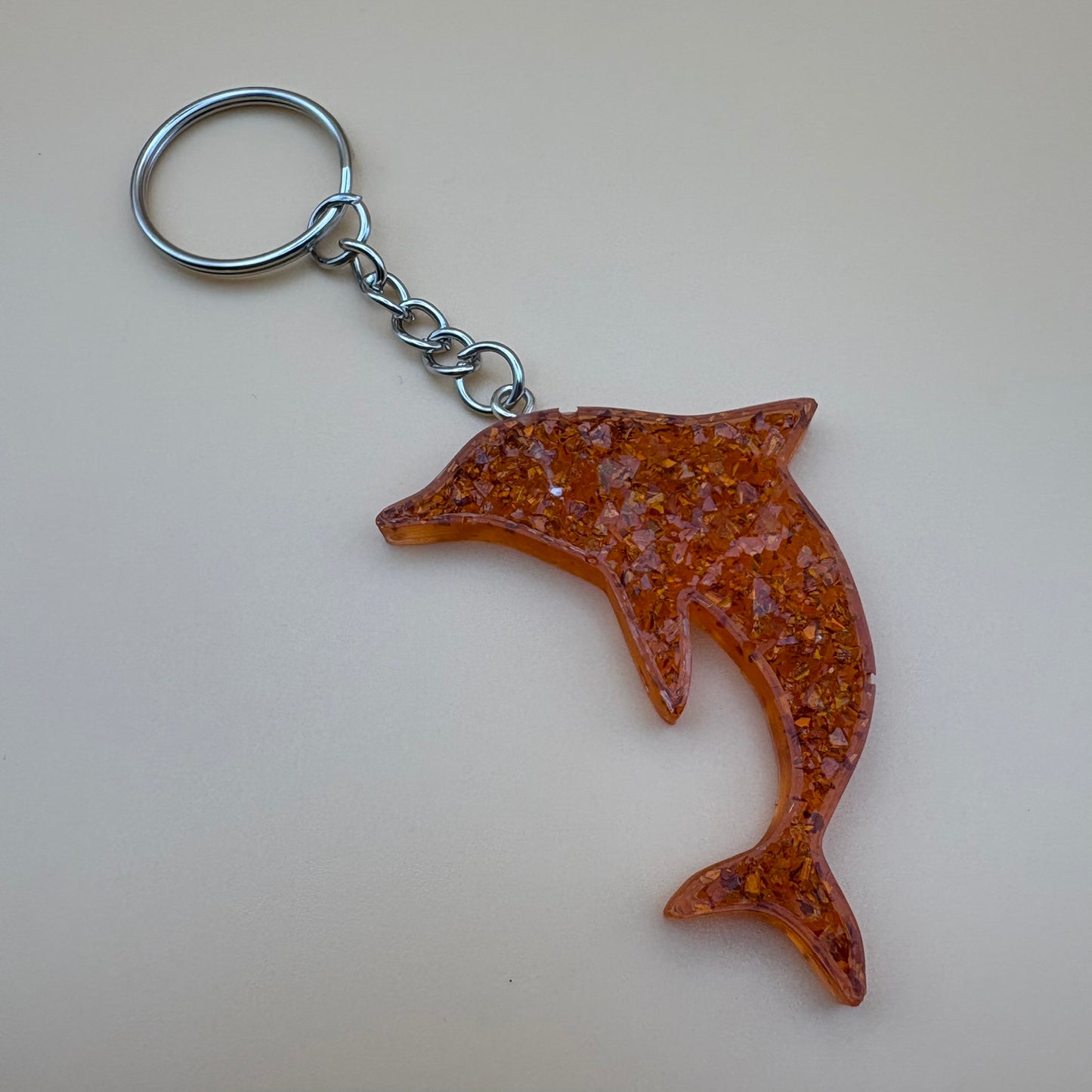 Schlüsselanhänger "Delfin Kristall" versch. Designs