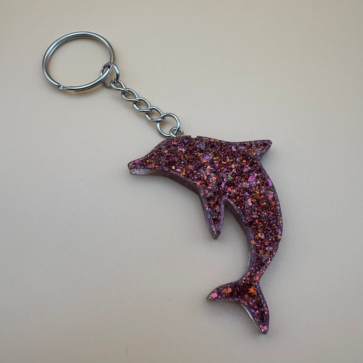 Schlüsselanhänger "Delfin Kristall" versch. Designs