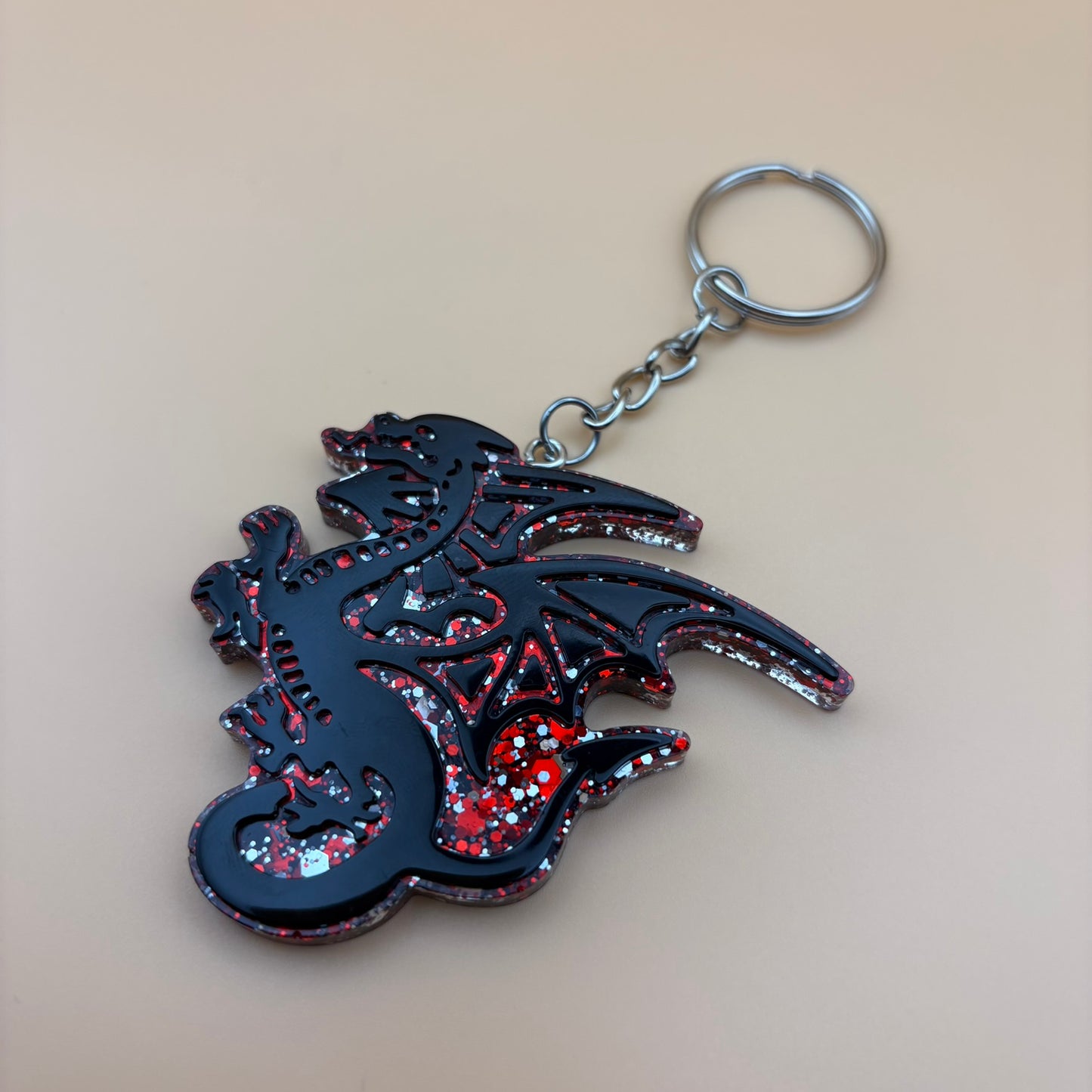 Schlüsselanhänger "Drache" versch. Designs