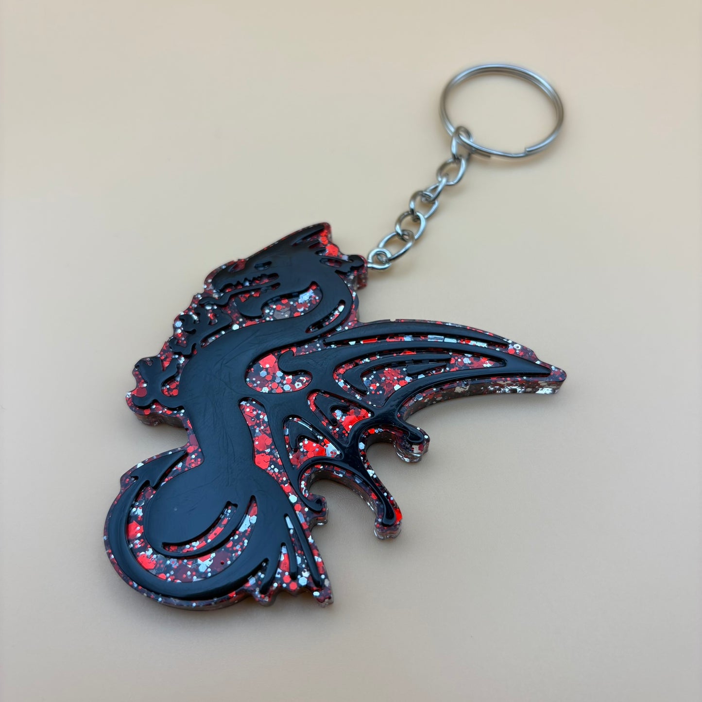 Schlüsselanhänger "Drache" versch. Designs