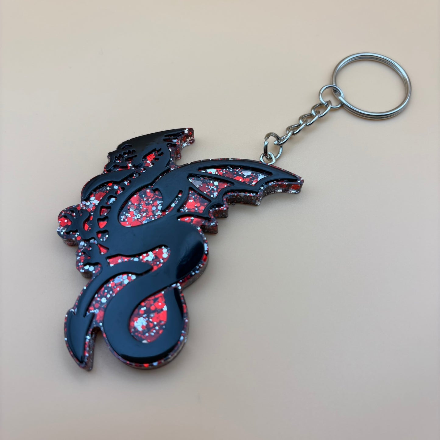 Schlüsselanhänger "Drache" versch. Designs