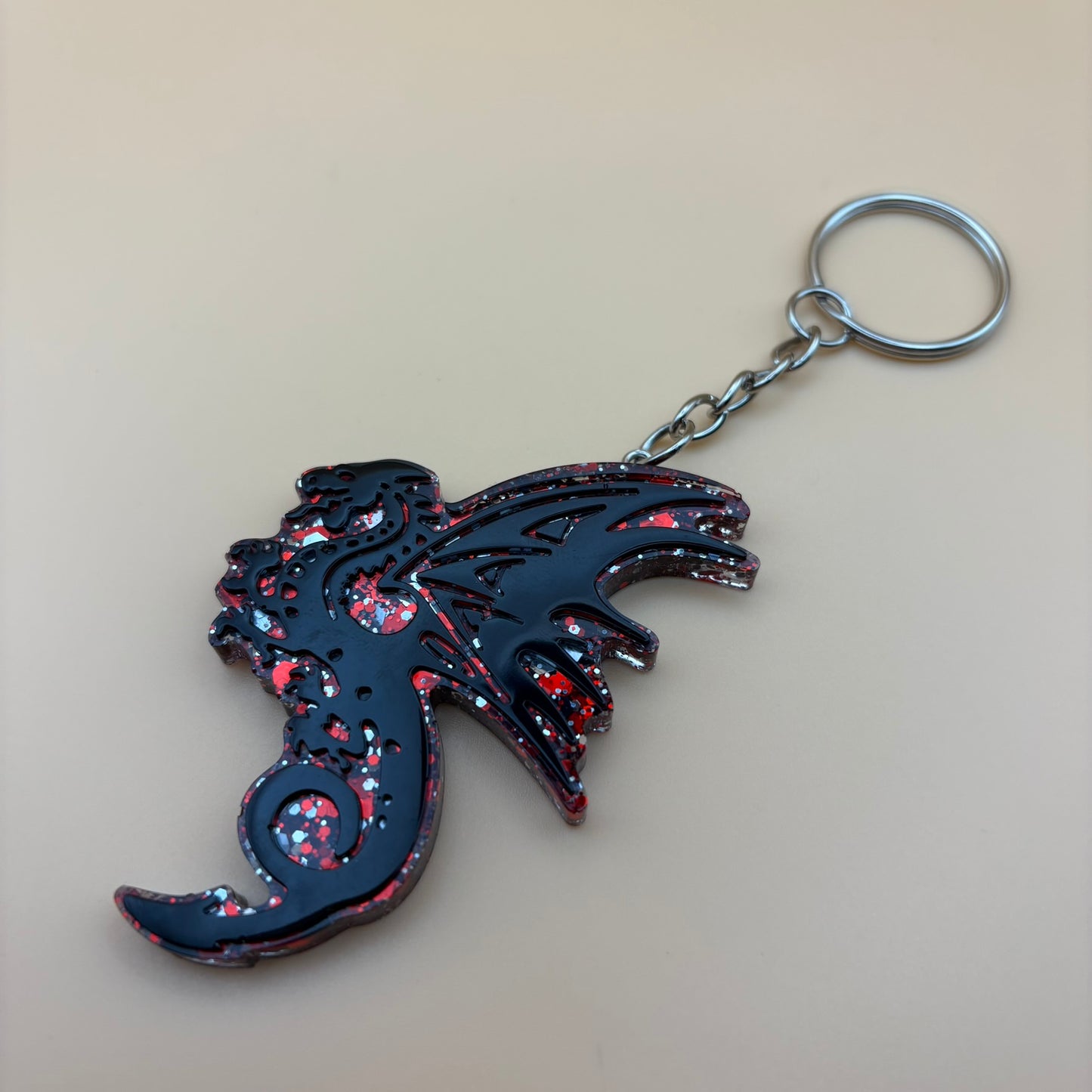 Schlüsselanhänger "Drache" versch. Designs