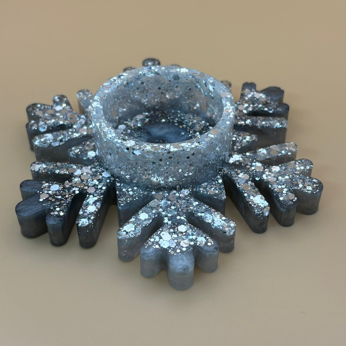 Teelichthalter "Schneeflocke"