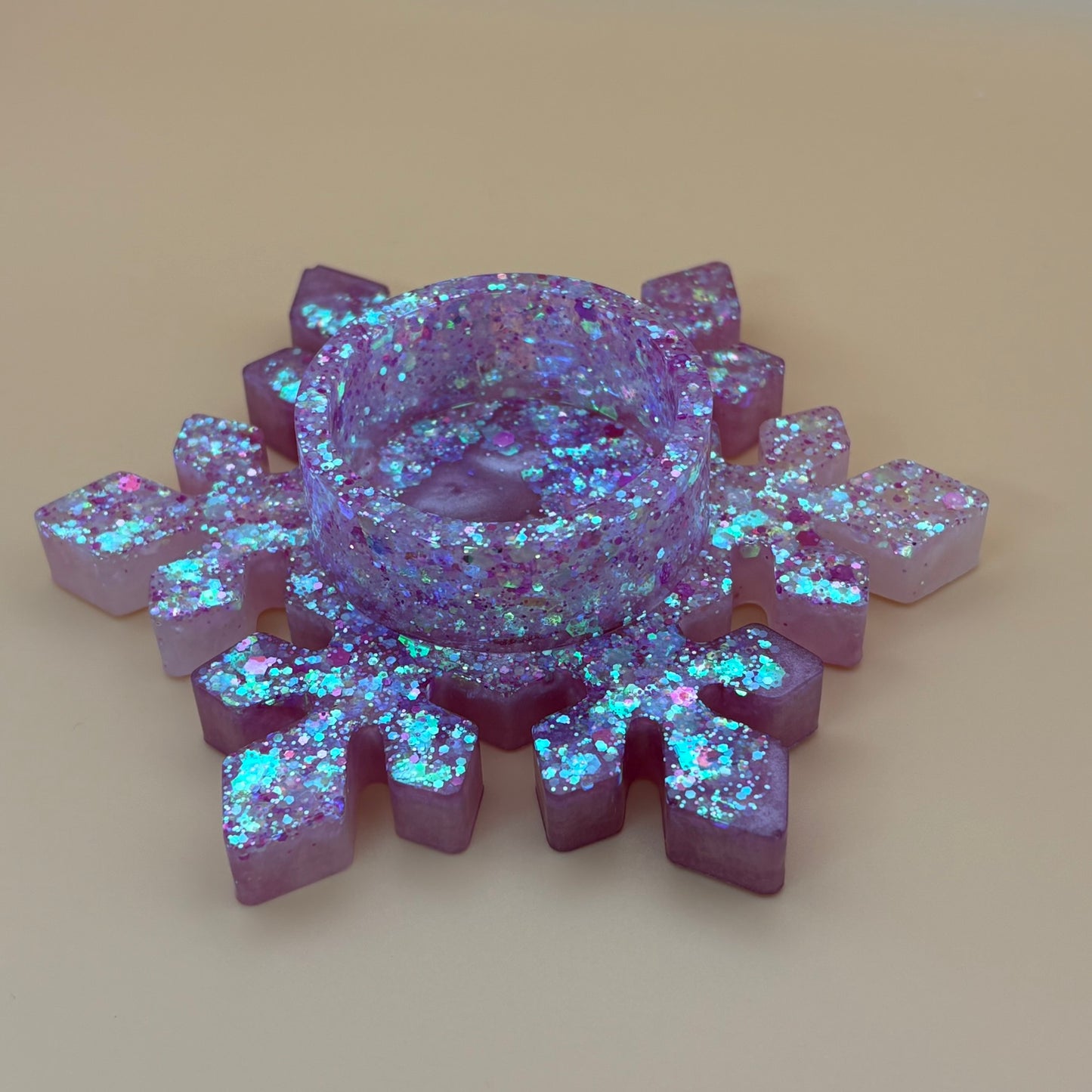 Teelichthalter "Schneeflocke"