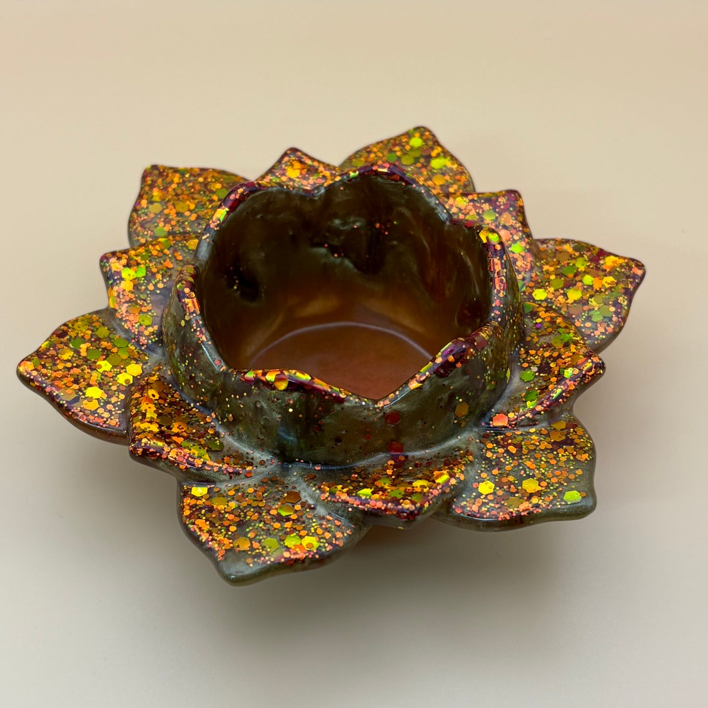 Teelichthalter "Lotus" versch. Designs