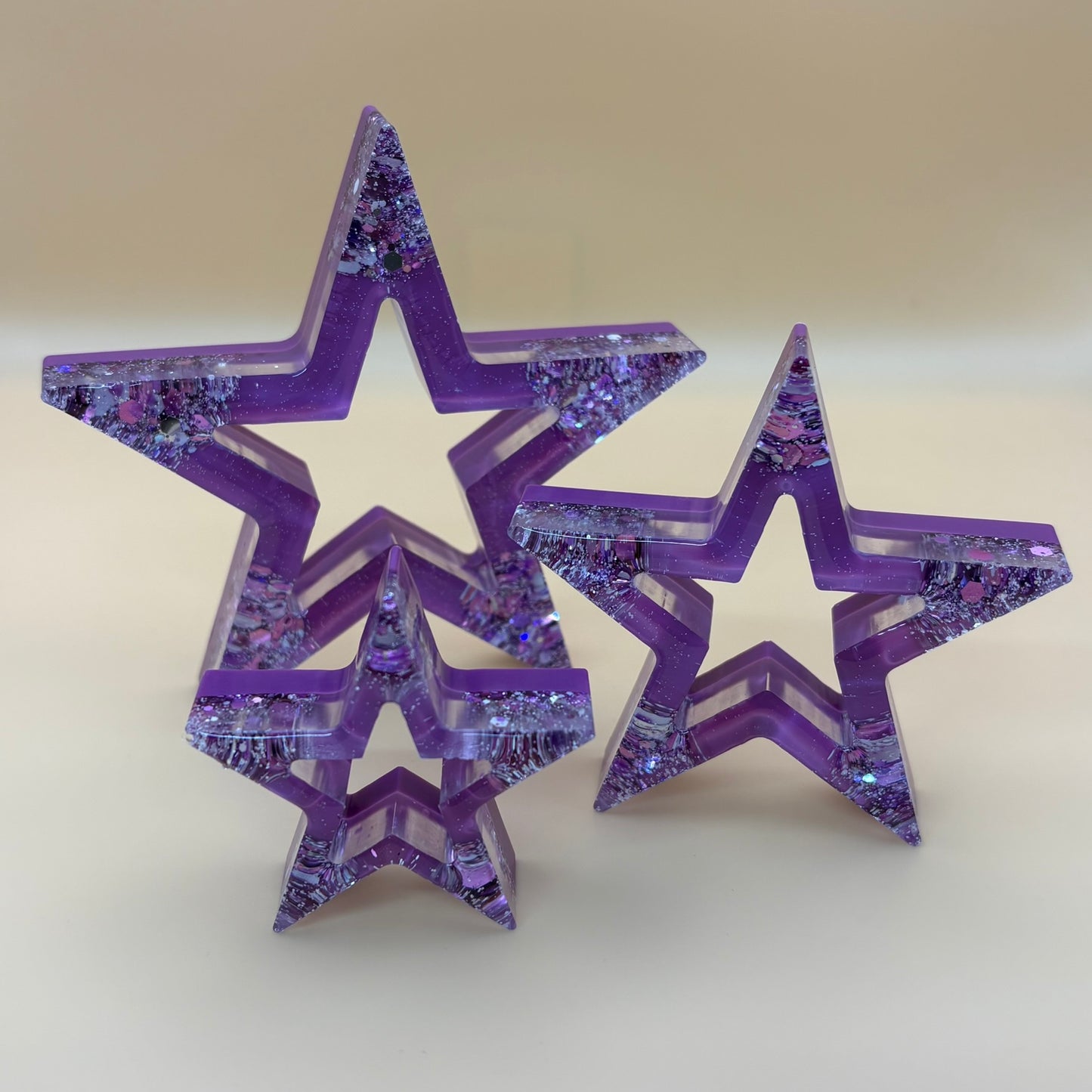 3er Set "Sterne" in versch. Designs