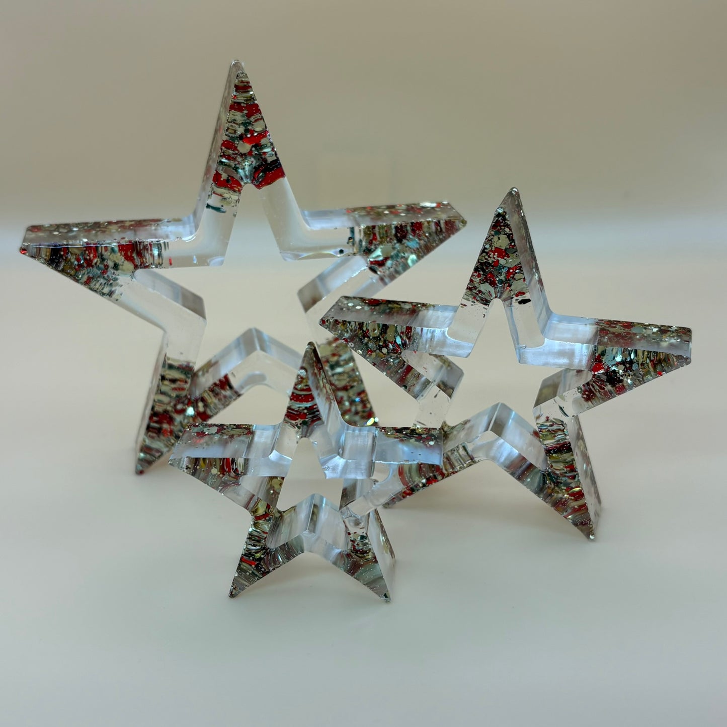 3er Set "Sterne" in versch. Designs