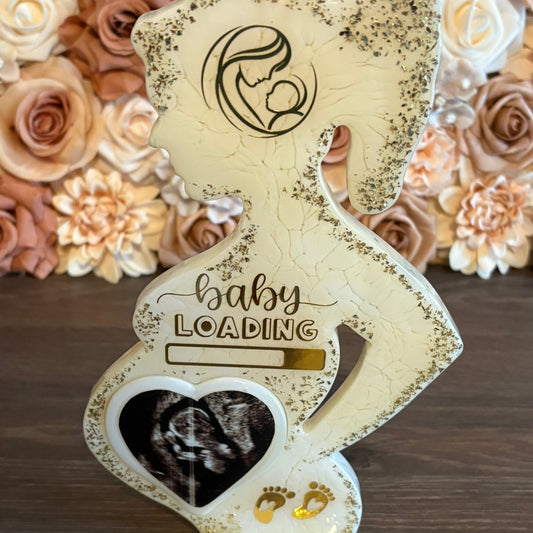 Schwangerschaftserinnerung mit Ultraschallbild