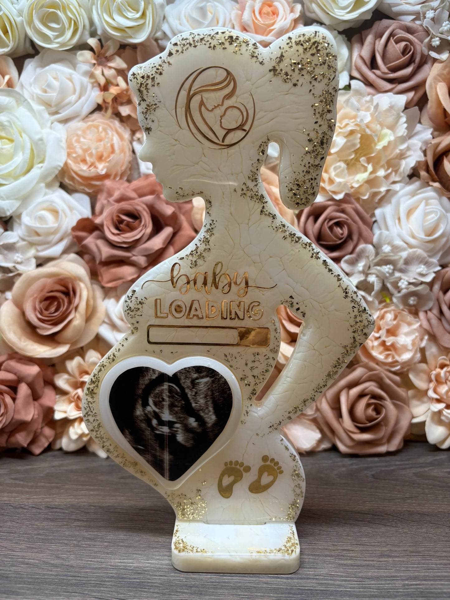 Schwangerschaftserinnerung mit Ultraschallbild