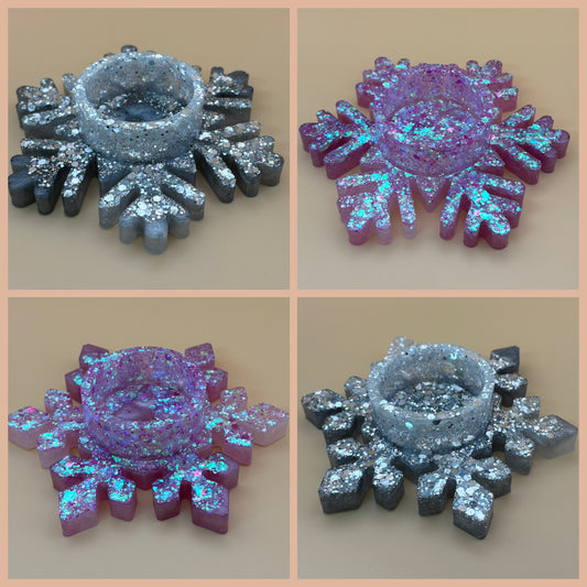 Teelichthalter "Schneeflocke"