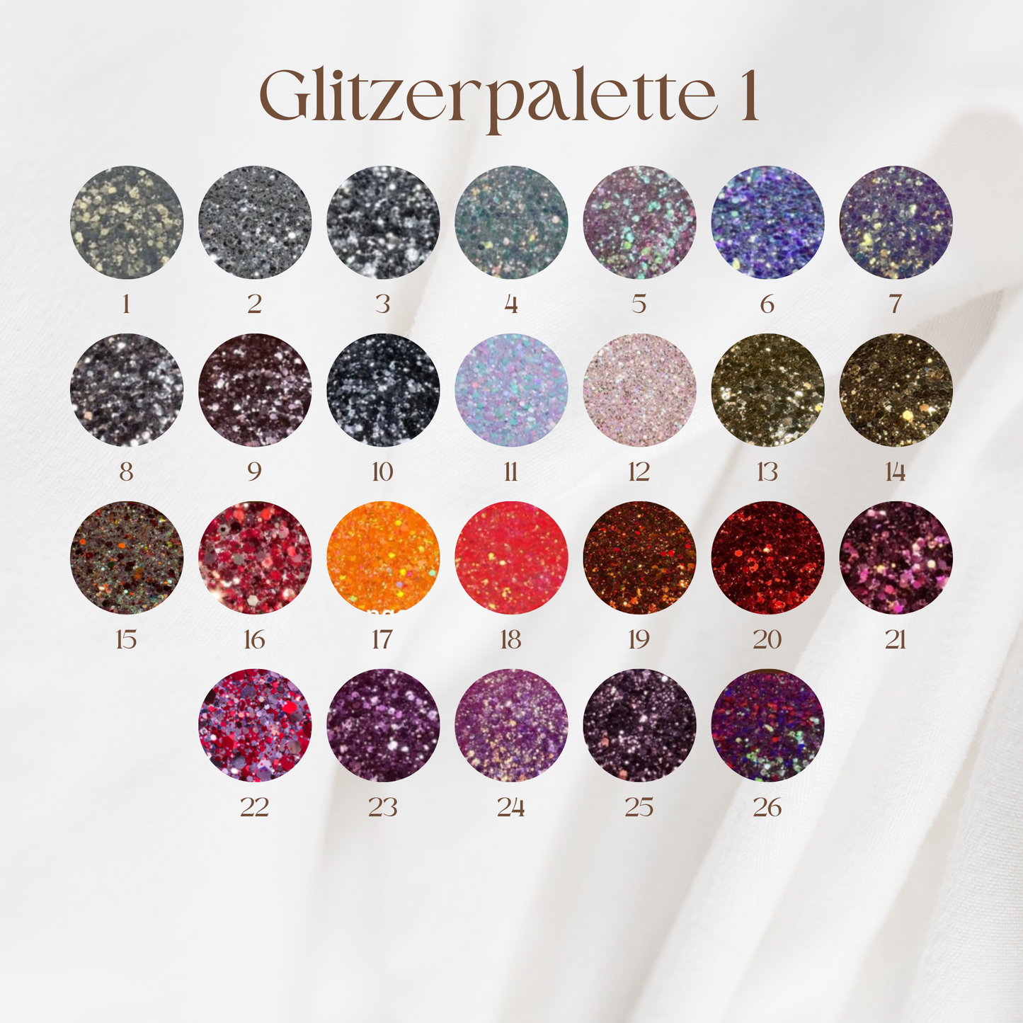 6er Set Anhänger "Osterei" - Osterdeko mit wählbarem Glitzer