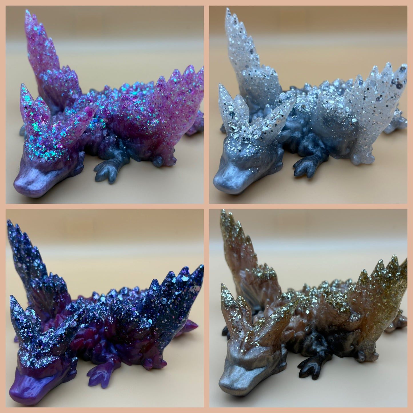 Figur "Drache liegend"