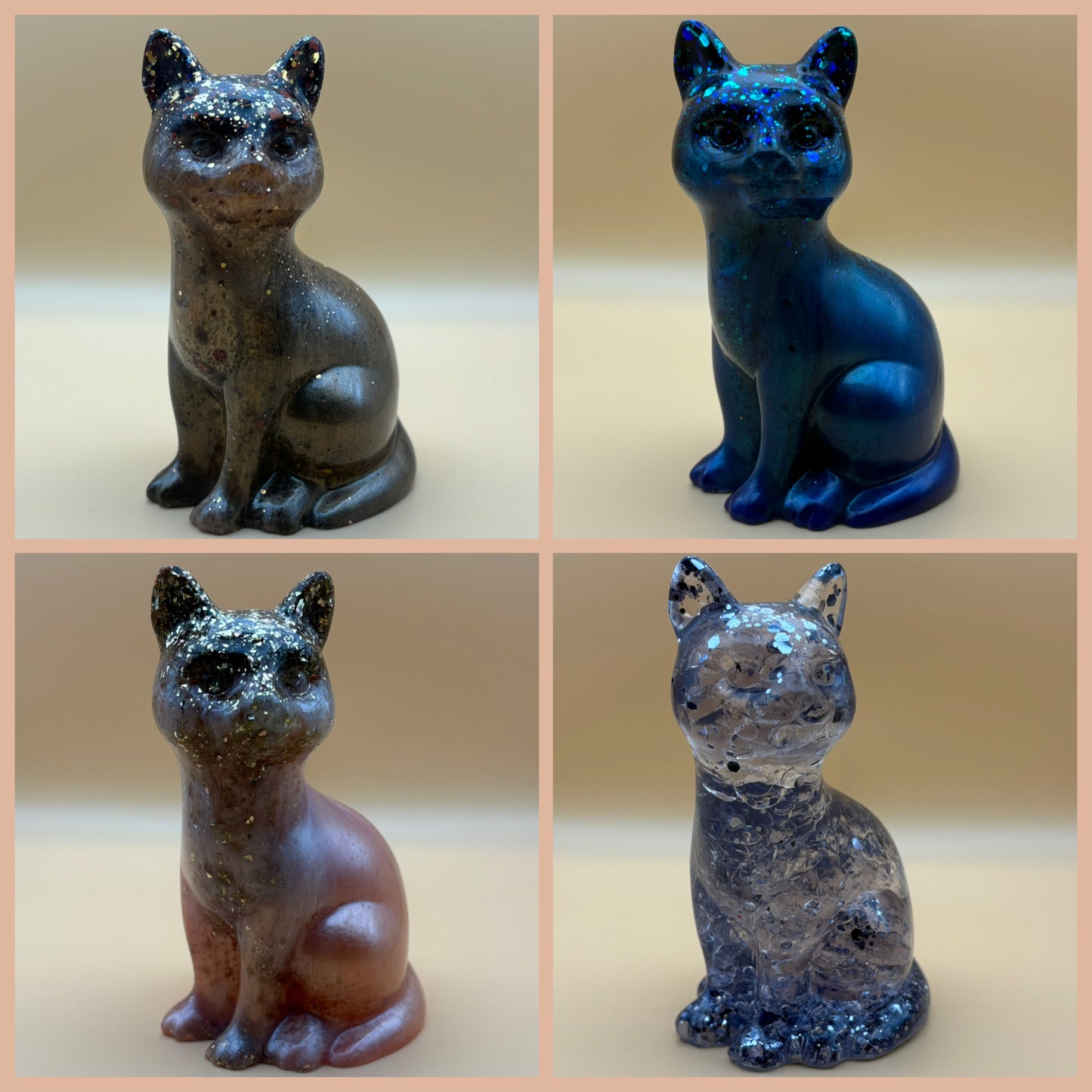 Dekofigur "Katze" 3D, versch. Varianten