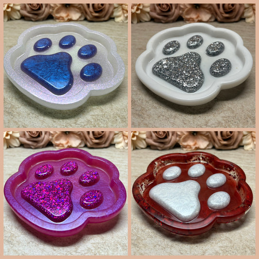 Schmuck-Tablett (-Schale)  "Pfote" versch. Designs